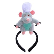 Mii Mii Party 可愛髮夾 髮飾 抓夾 髮箍, 老鼠廚師 灰色, 1個