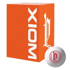 XIOM Power Tech TR練習用乒乓球, 白色, 1個, 100入