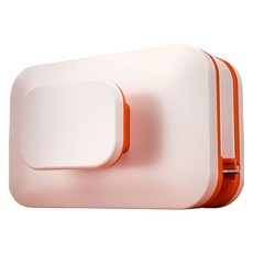 陽台窗戶磁吸玻璃清潔器 8~15mm, 橘色, 1個