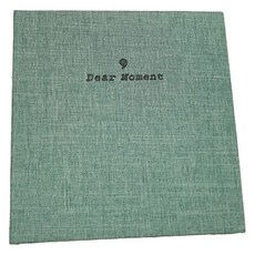 簡約3吋棉麻迷你相簿集郵冊 淺綠色, 1個