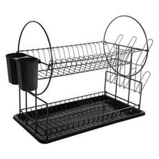 B-twin 廚房餐具瀝水架, 款式01, 1個, 2層