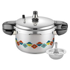 PNPOONGNYUN 維也納 IH 1954 版壓力鍋 6人份, 3.2L, 銀色, 1個