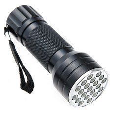 컴스 UV 21LED 손전등 395nm 램프 BD768, 혼합색상, 1개