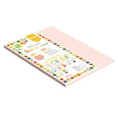 종이문화 스타일리쉬 얇은 혼합색지 07 SN Pink Tone 80g, A4, 65개