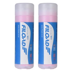 필로드 습식 스포츠 타올, 핑크, 2개