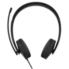 Lenovo 聯想 USB-A Gen2 有線立體聲耳機麥克風, 4XD1P83425, 黑色