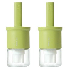 라임올리브 브러쉬 오일병 그린 A104, 2개, 300ml