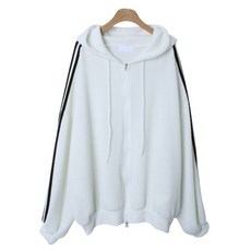 시크블랙 히리시 골지 트랙 빅후드 점퍼 cpjk5963k4c