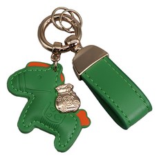 끄레앙 말장식 키홀더 행운키링 가방장식 AK305, 1개, 그린