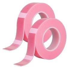 Allode 彩色奈米魔力雙面膠帶 5cm x 3m, 2個, TYPE13 粉紅色