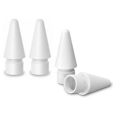 모조리 애플펜슬 펜촉 1 / 2세대 호환 HB 2p + 2B 2p 세트, 화이트, 1세트