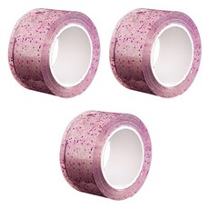 알로데 스팽글 버블 양면테이프 5cm x 3m, TYPE04 핑크, 3개