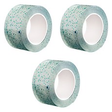 알로데 스팽글 버블 양면테이프 5cm x 3m, TYPE02 그린, 3개