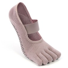 Asana 寬帶全趾防滑五指瑜珈皮拉提斯襪