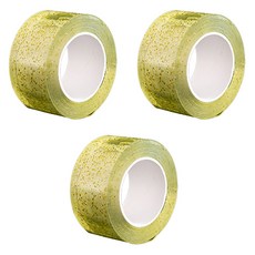 Allode 亮片泡泡雙面膠帶 2cm x 5m, TYPE01 黃色, 3個