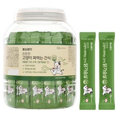 뽀시래기 든든한 고양이 짜먹는 간식 스틱 대용량, 닭가슴살, 1.2kg, 1개