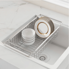 Dailyon 304不鏽鋼長度可調節水槽濾網寬, 1個, B型