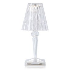 카르텔 램프 배터리 테이블 램프 방문설치, 크리스탈