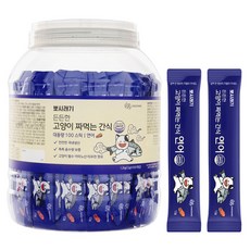 뽀시래기 든든한 고양이 짜먹는 간식 스틱 대용량, 연어, 1.2kg, 1개