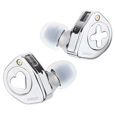 SIMGOT 興戈 有線耳機, 銀色, EW300