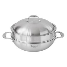 HANIL STAINLESS STEEL IH爐適用Bergen五層宮中蒸鍋組, 1套, 28cm