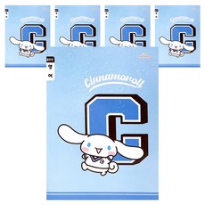 핑크망고 산리오 초등 영어노트 좁은칸, 시나모롤, 5개