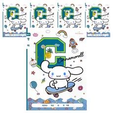 PInK MAnGO 三麗鷗 小學寬格英文筆記本, 5個, 大耳狗喜拿