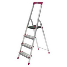 WERNER 鋁合金寬踏板4階梯 L234R-5 輕巧簡潔高荷重 標準承重150公斤, 1個