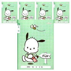 PInK MAnGO 三麗鷗 小學國語筆記本 10格, 5個, 帕恰狗