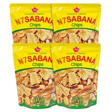 Sabanana N7 Saba 香蕉脆片, 4個, 100g