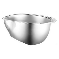 YOUNGGREEN 304不鏽鋼洗米盆瀝水盆攪拌盆, 1個, 單品