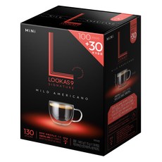 LOOKAS9 經典溫醇美式咖啡沖泡包, 1.15g, 130條, 1盒