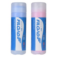 필로드 습식 스포츠 타올 2종 세트, 블루, 핑크, 1세트