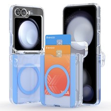 EXCCI Guardian 卡片收納塗層 MagSafe 相容自動摺疊鉸鏈保護手機殼