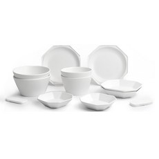 PRELUDE Simple 베이직 居家雙人餐具組 12件組, 1套, 棉花糖, 6種