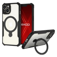 엑씨 파비스 지문방지 매트 풀커버 거치형 맥세이프 호환 범퍼 휴대폰 케이스