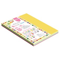 종이문화 스타일리쉬 두꺼운 혼합색지 12 SN Vivid Tone 205g, 40개, B4