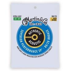 C.F. Martin&CO.EST.1833 80/20 Bronze 特輕弦, 單一顏色, 1個, MA170