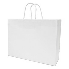 高級白色紙袋 中, 1個, 100入