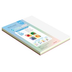 종이문화 얇은 혼합색지 04 SS Winter 120g, 80개, A3