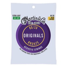 C.F. Martin&CO.EST.1833 Original 80/20 Bronze Extra Light 弦, 1個