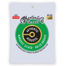 C.F. Martin&CO.EST.1833 80 20 青銅輕型吉他弦, MA140S, 1個, 單一顏色