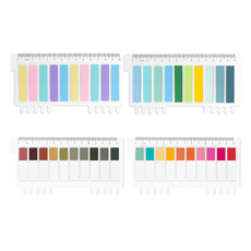 Unibee 旗標索引標籤便利貼 4款 x 200張組合, 1套