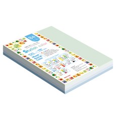 종이문화 얇은 혼합색지 06 SN Blue Tone 120g, B4, 130개