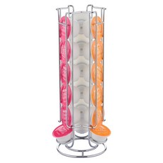 Simply B 膠囊咖啡收納架, 銀色, 1個