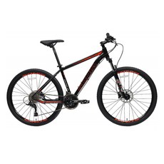 소니아 라피드50 MTB 알루미늄 디스크 브레이크 13.2kg 신장 160~180cm, 블랙 + 레드, 39.37cm, 1개