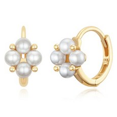 해수엘 여성용 14K 골드 귀걸이 HS.TE28