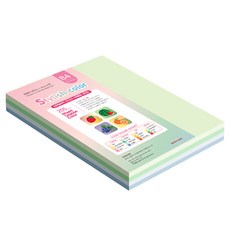 종이문화 두꺼운 혼합색지 01 SS 스타일리쉬 시즌 Spring 205g, B4, 80개