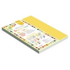 종이문화 스타일리쉬 얇은 혼합색지 80g 03 SN Tone Deep, B4, 105개