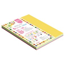 종이문화 SN 스타일리쉬 노멀 두꺼운 혼합색지 205g 12 Vivid Tone, 40개, B5